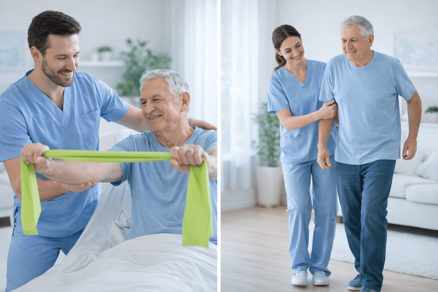 Kinesioterapia motora en domicilio